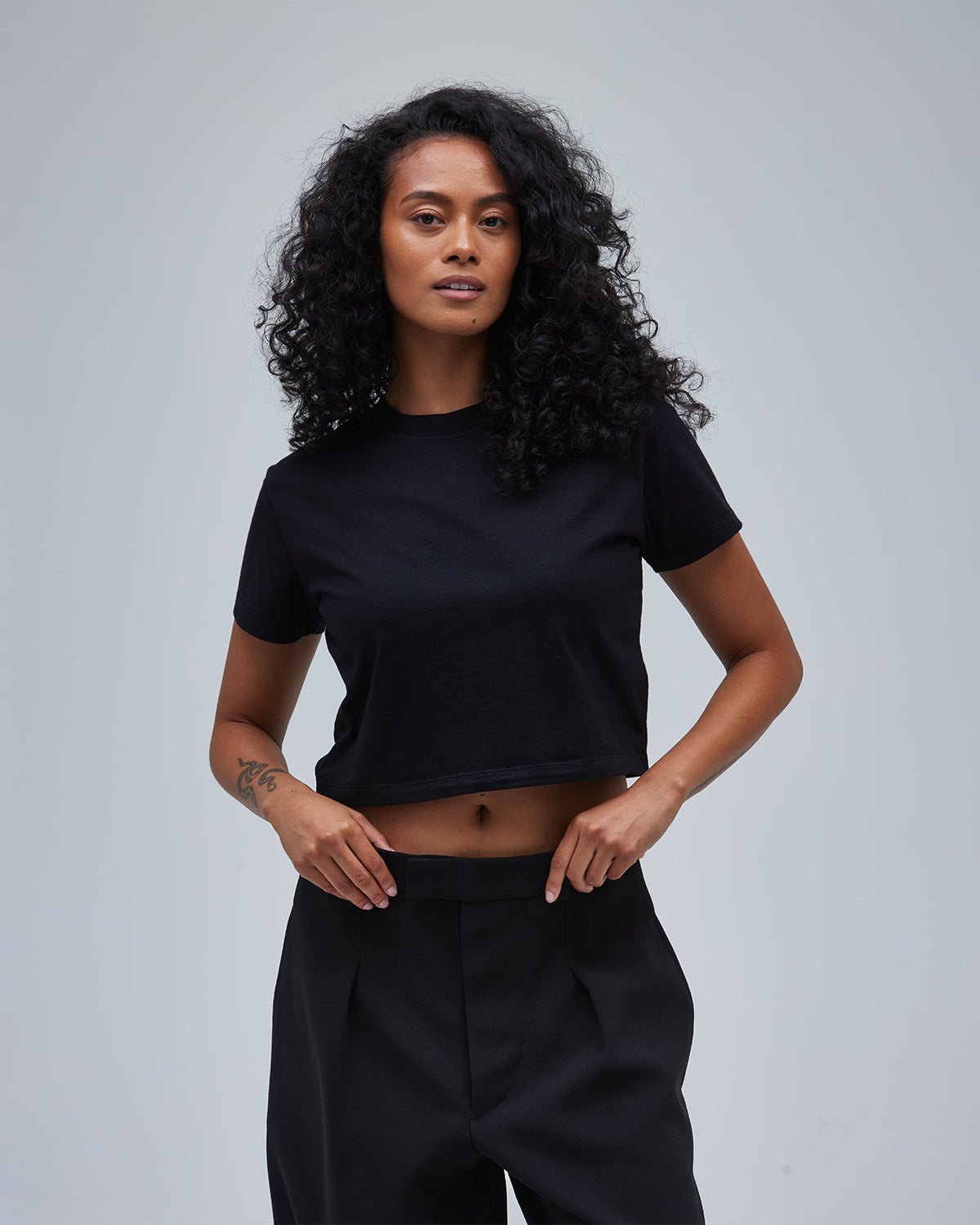 Baby Tee - Black - ThirtyYears