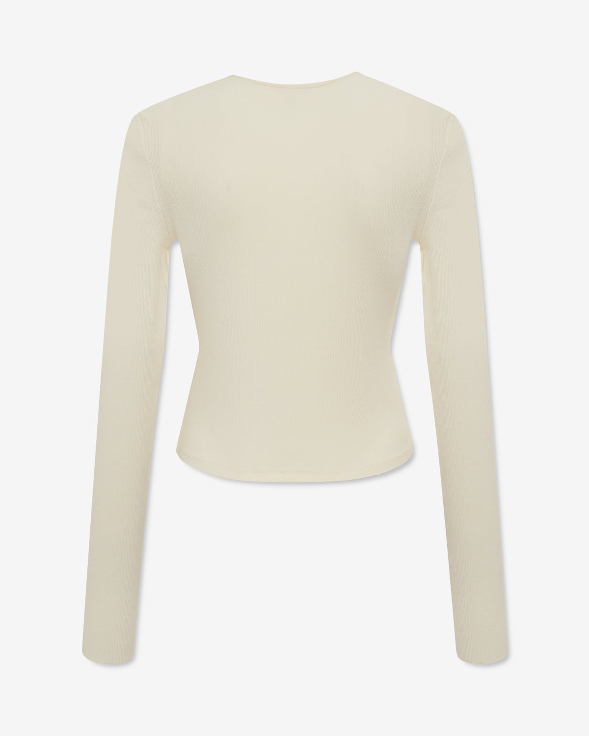 Demi Ribbed Cardigan - Buttermilk - ThirtyYears