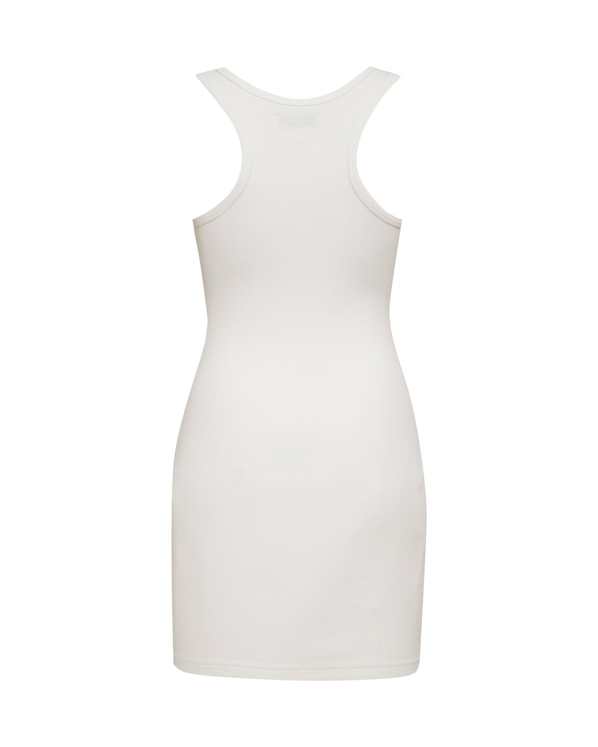 Demi Ribbed Dress - White - ThirtyYears