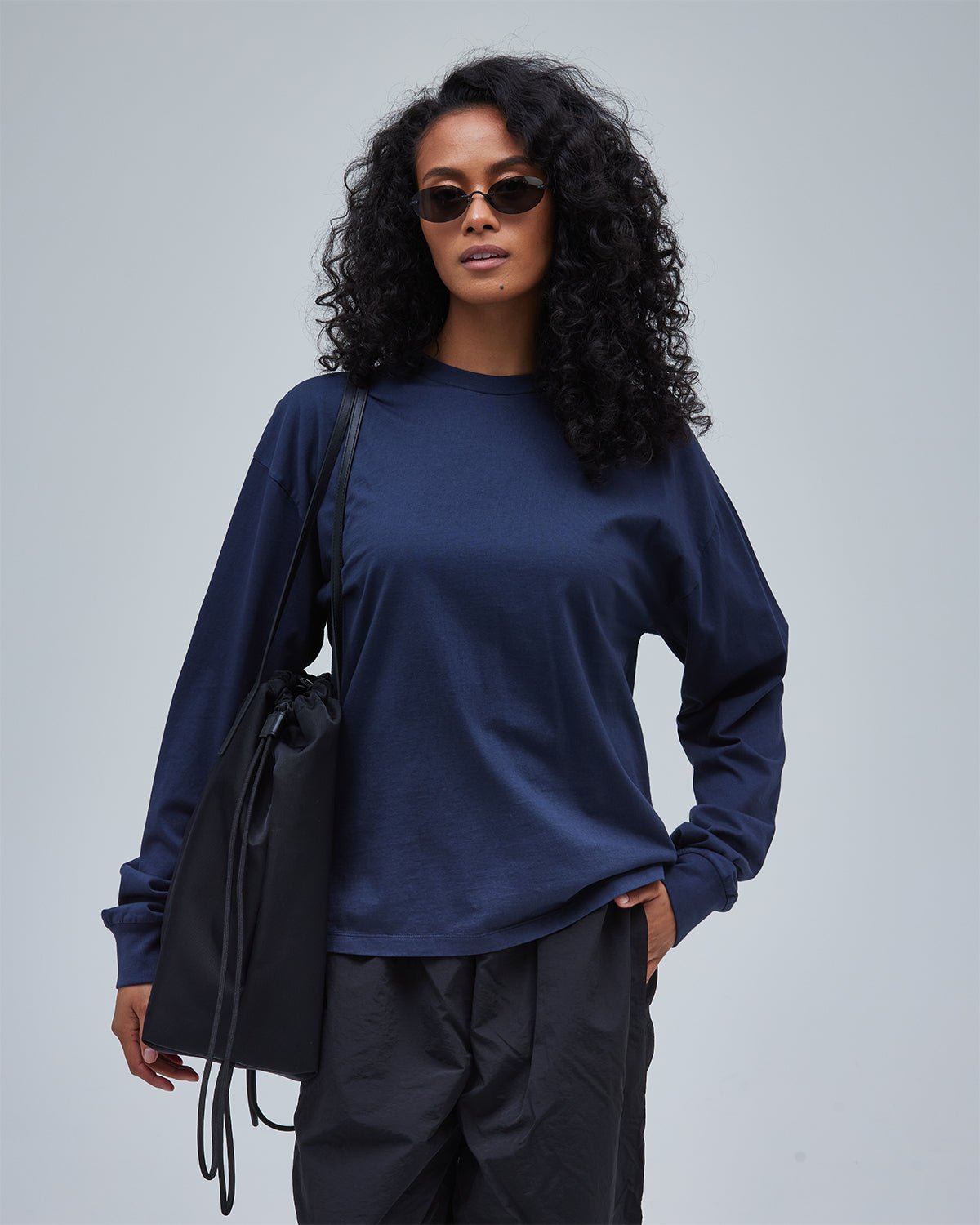 Long Sleeve Tee - Navy - ThirtyYears
