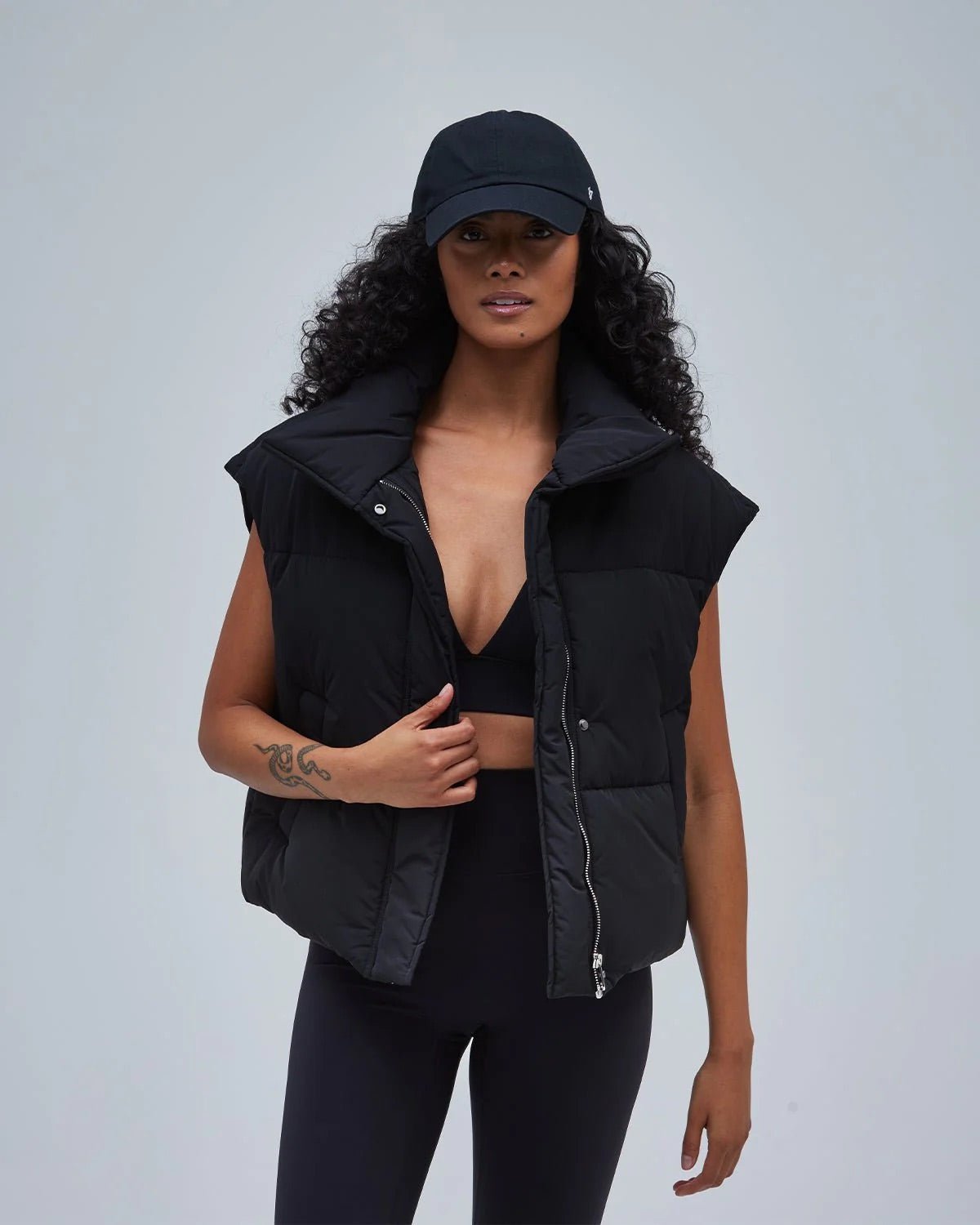 Women's Black Puffer Vest | Designed in LA | Thirty Years