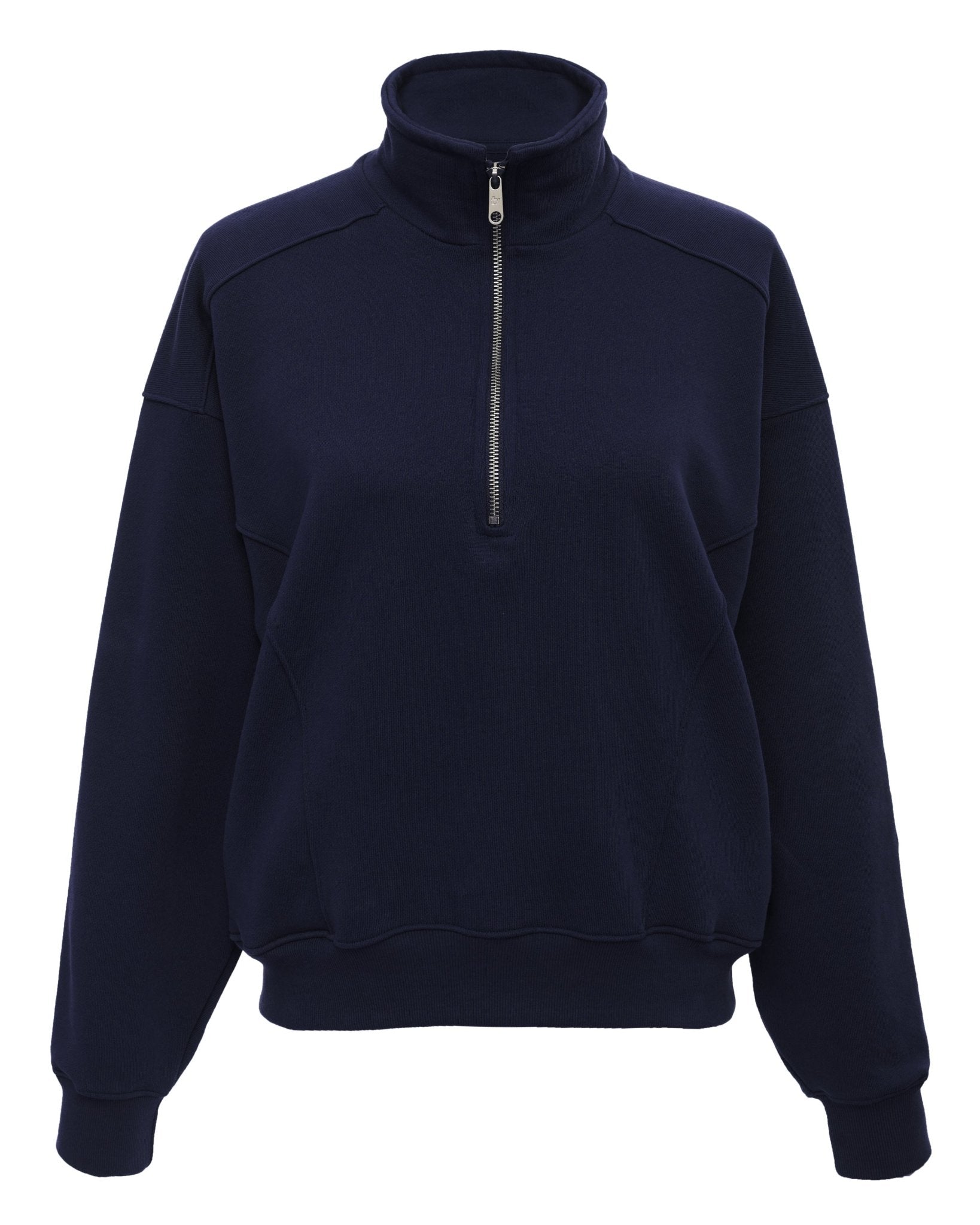 ◇NOTHING WRITTEN◇ Woolly fleece pullover (Dark navy) PARKSON-UNTUCKIT-41232Nav-