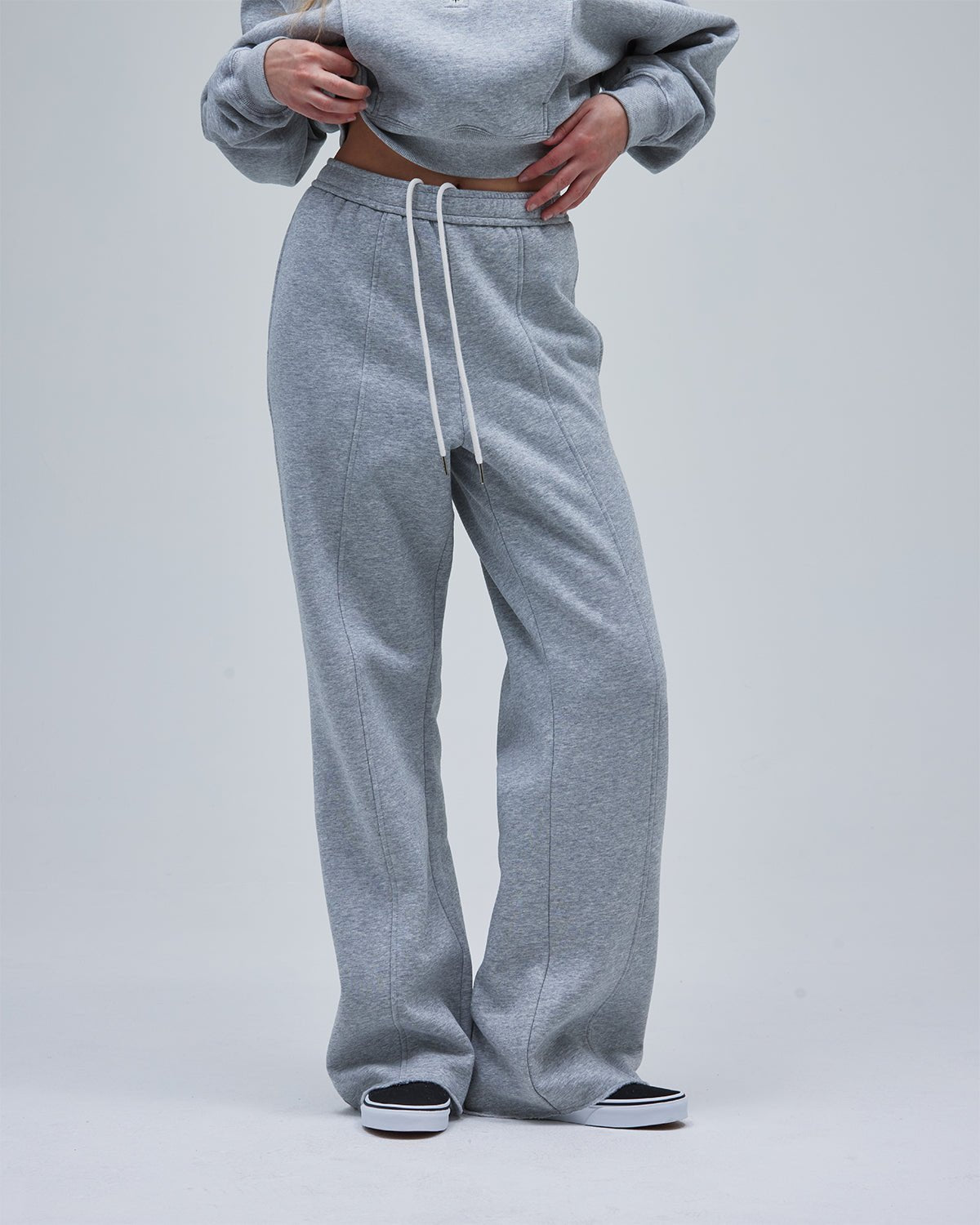 Grey Wide-Leg Sweatpants Fast Shipping Shop Thirty Years