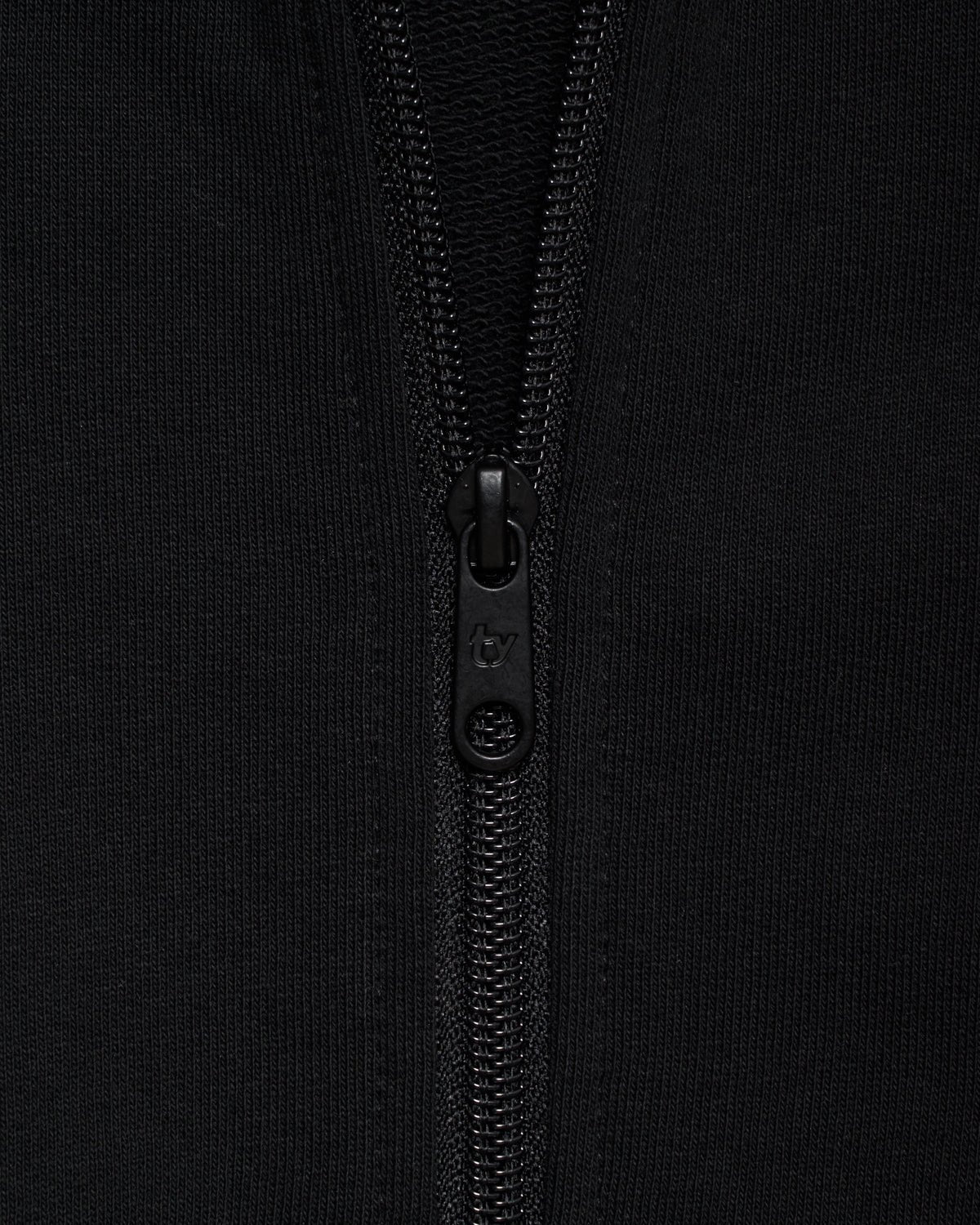 ty Full Zip Hoodie - Black - ThirtyYears
