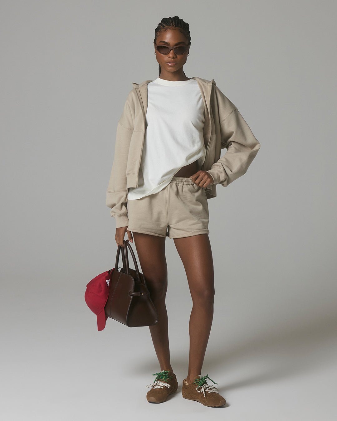 ty Full Zip Hoodie - Khaki - ThirtyYears