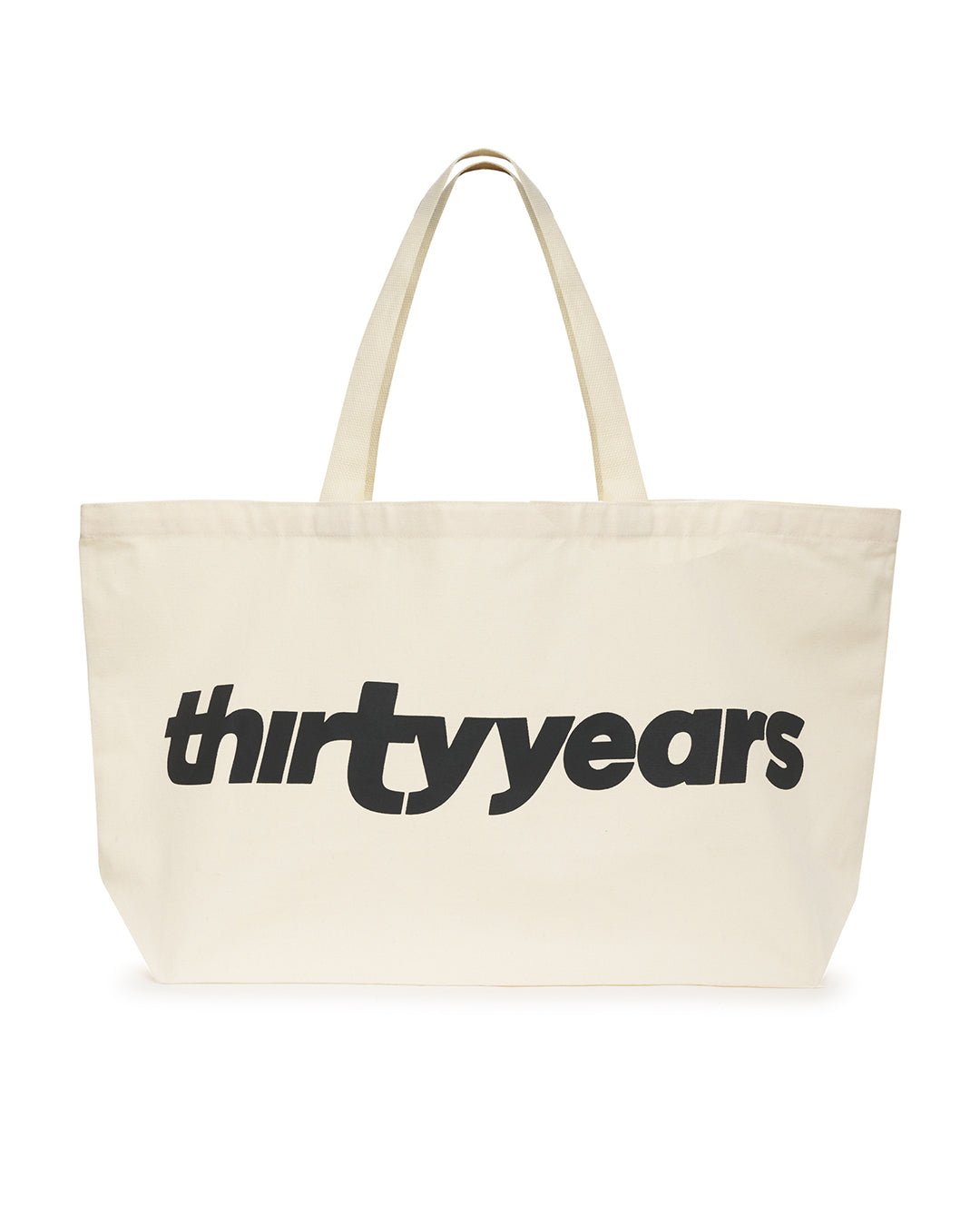 XL CANVAS TOTE (NATURAL) - ThirtyYears