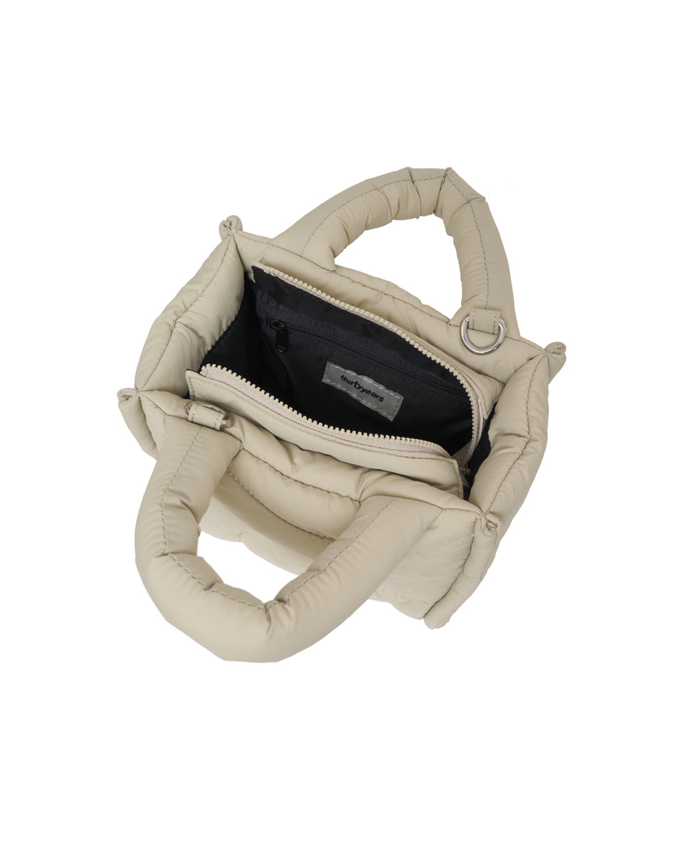 The Mini Drift Tote - Pebble  Mini Puffer Tote bag – ThirtyYears