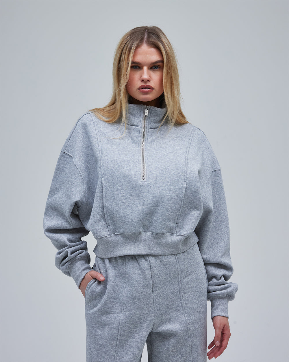 Range Quarter Zip - Salt