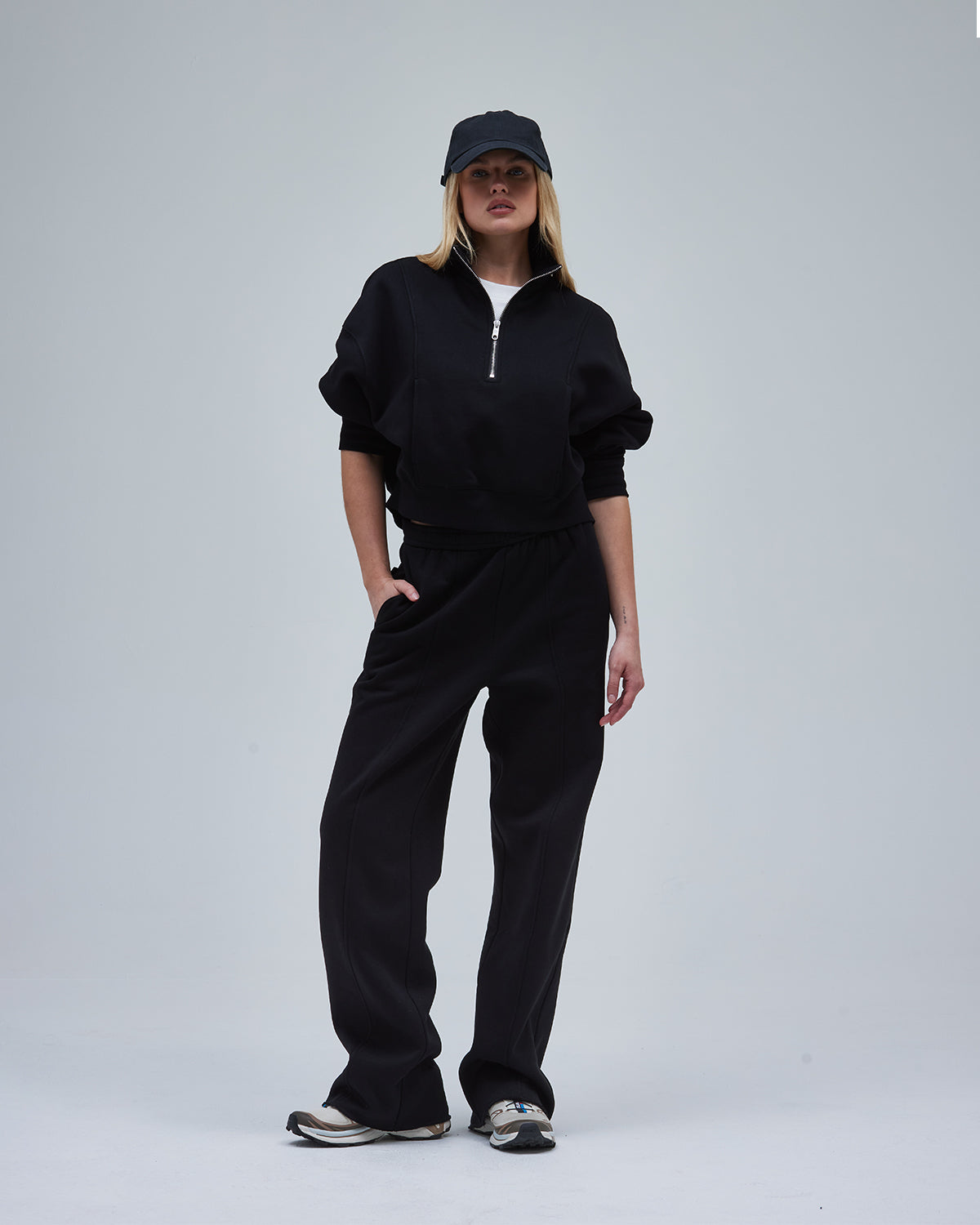 
                  
                    Range Quarter Zip - Black
                  
                