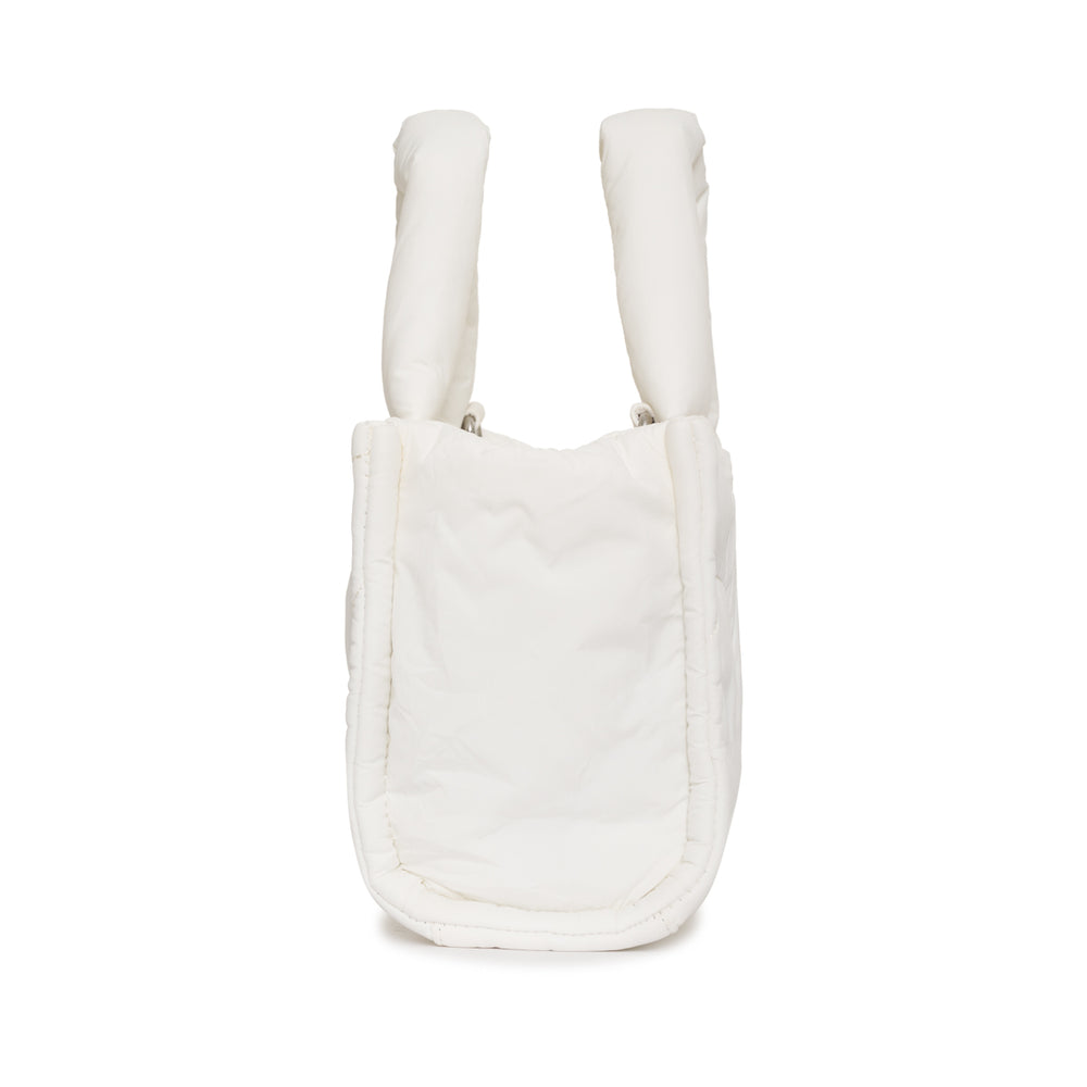 
                  
                    cloud white puffer drift mini tote bag gym side pocket crossbody strap
                  
                