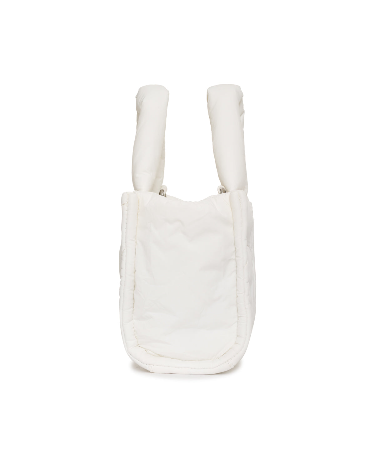 
                  
                    cloud white puffer drift mini tote bag gym side pocket crossbody strap
                  
                