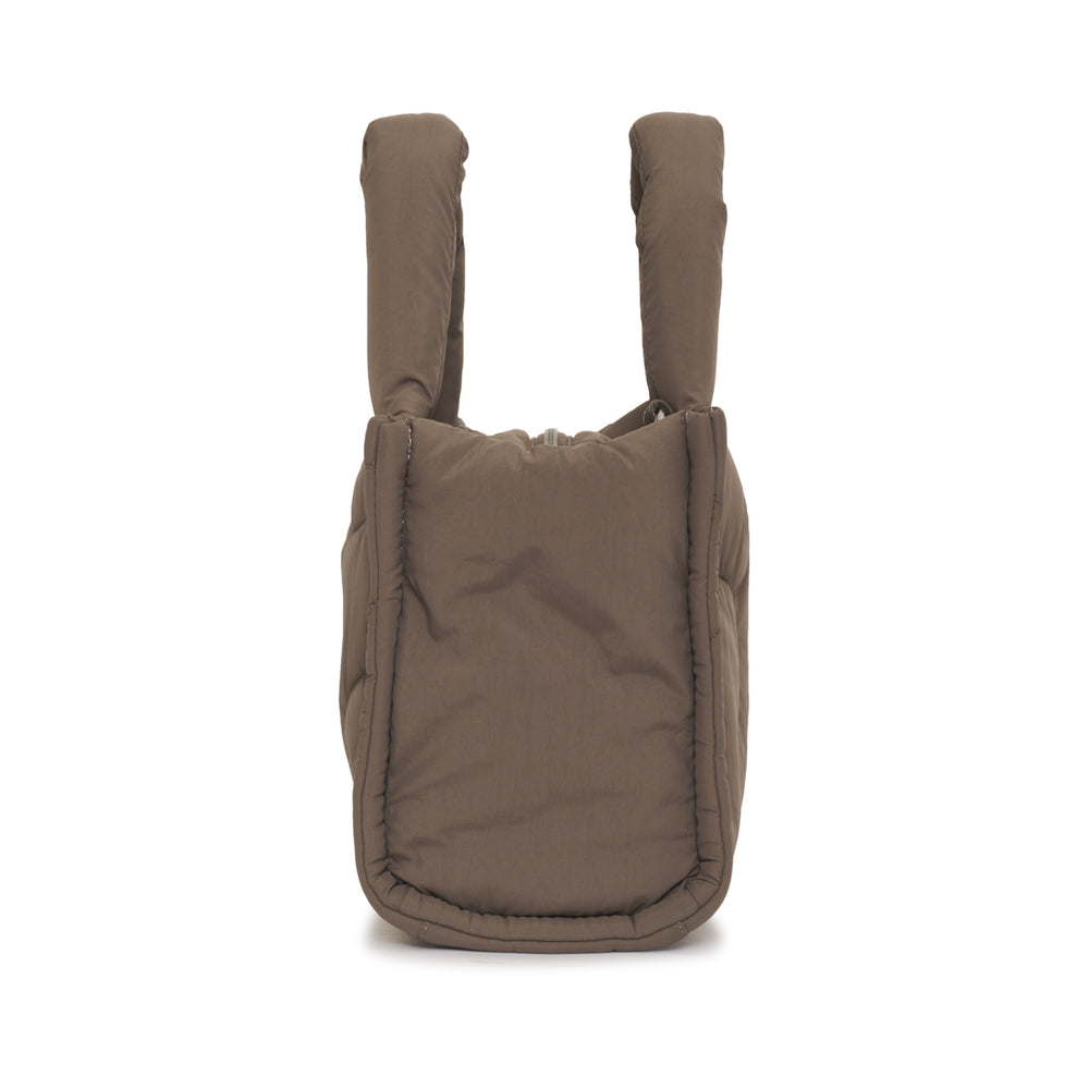 
                  
                    clay brown puffer drift mini tote bag gym side pocket crossbody strap
                  
                