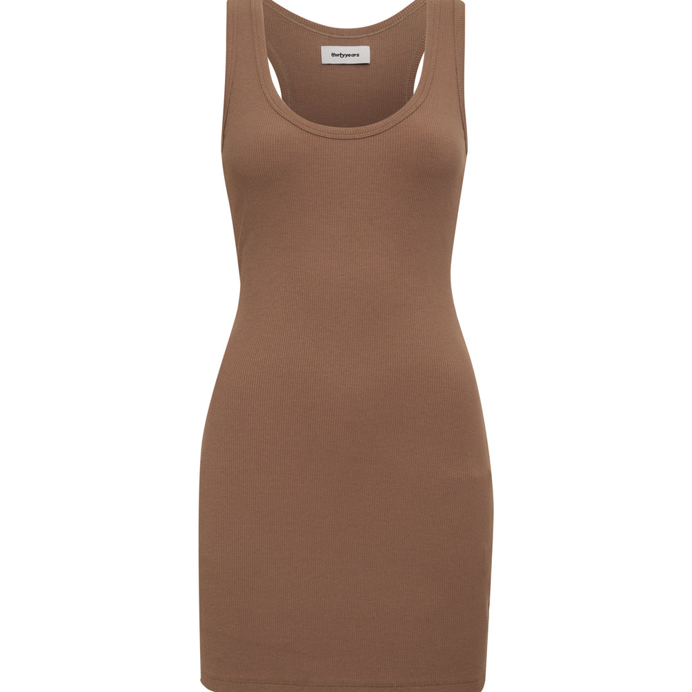 
                  
                    Demi Ribbed Dress - Fawn
                  
                