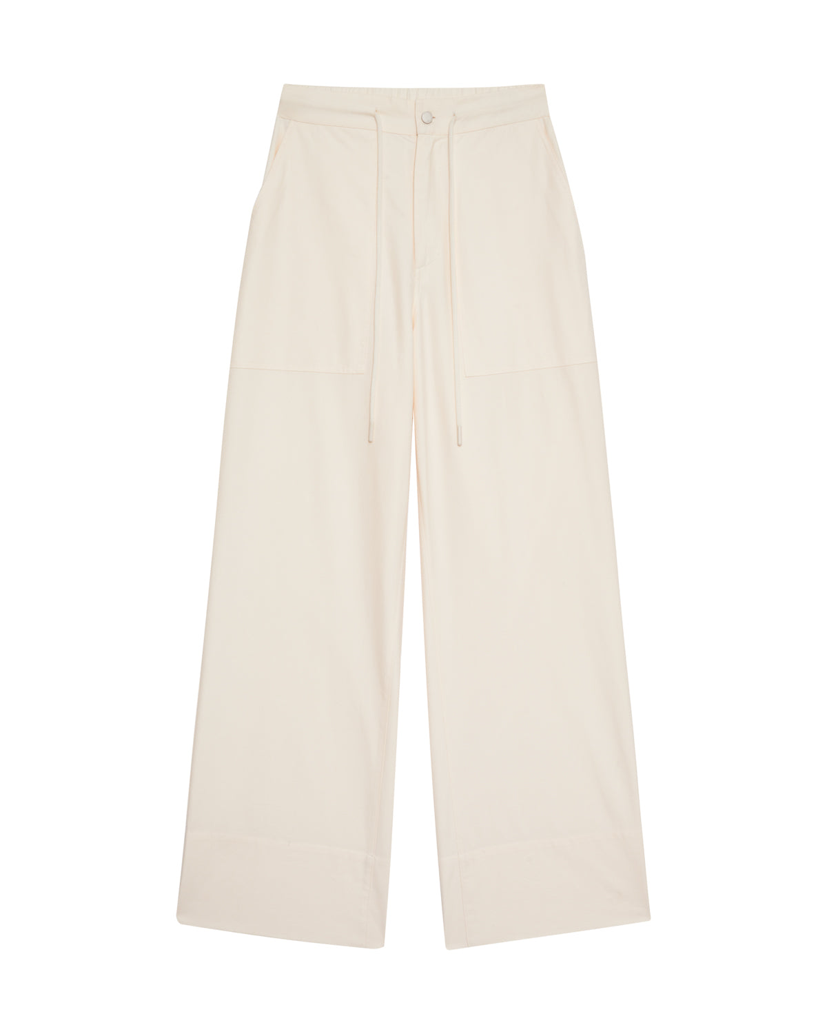 Wide Leg Pant - Ecru