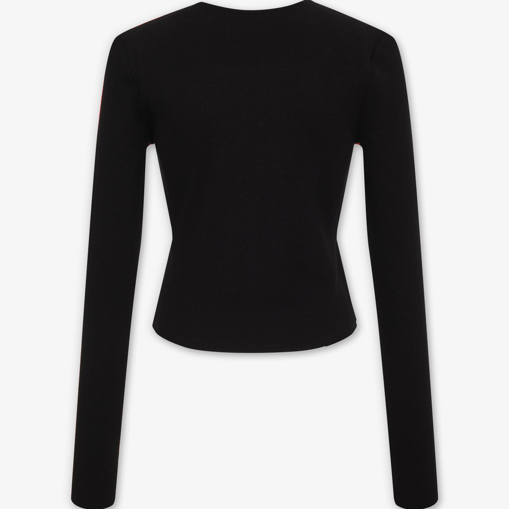 
                  
                    Demi Ribbed Cardigan - Black
                  
                