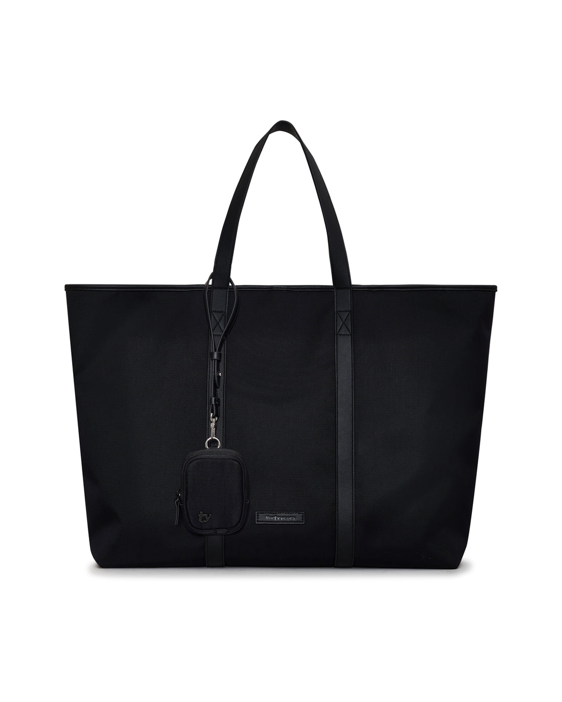Thirty Years Rove Shoulder Bag - Onyx Black Nylon Shoulder Bag | Drawstring Purse | Thirty Years main image 4