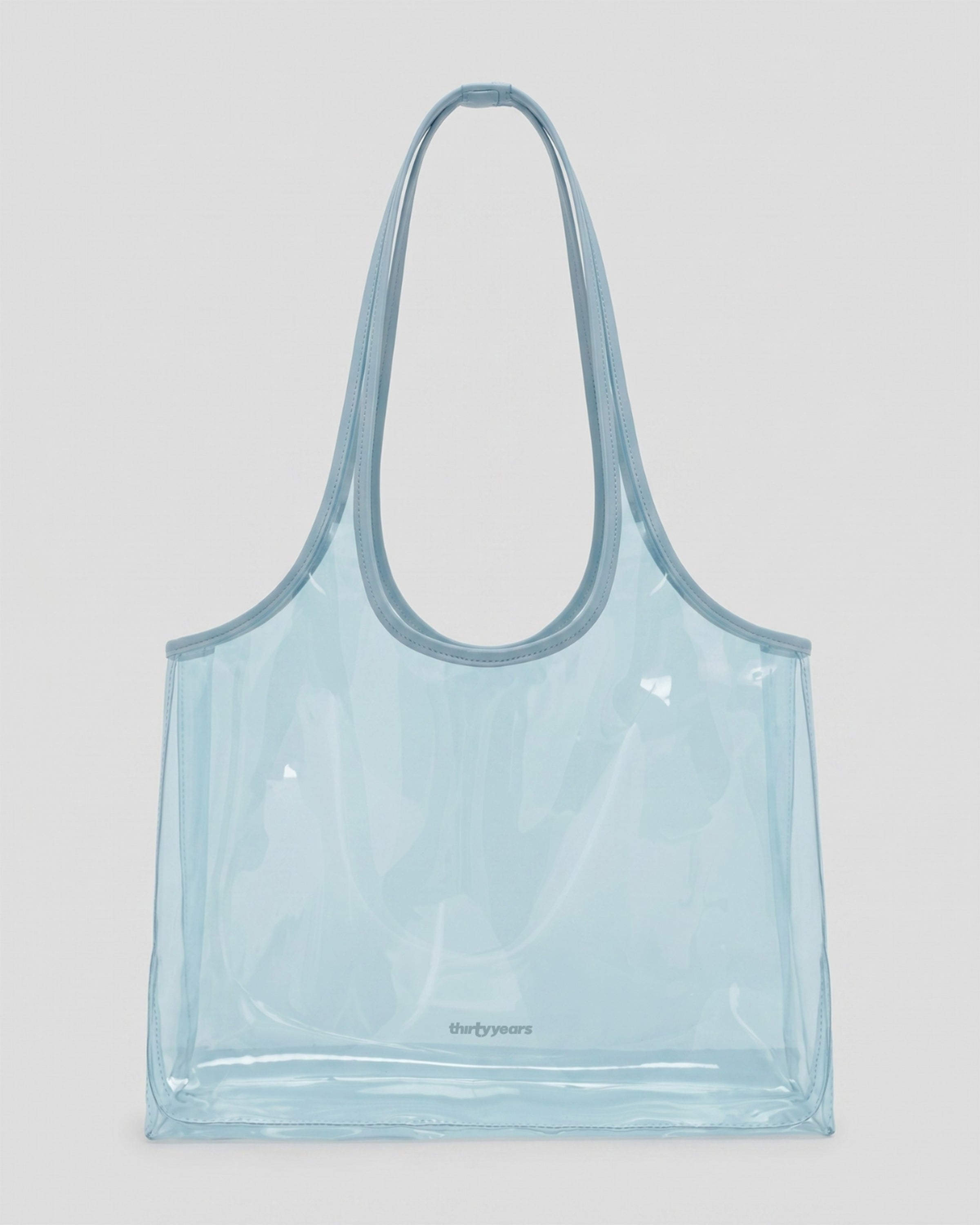 Jelly Clear Tote - Blue