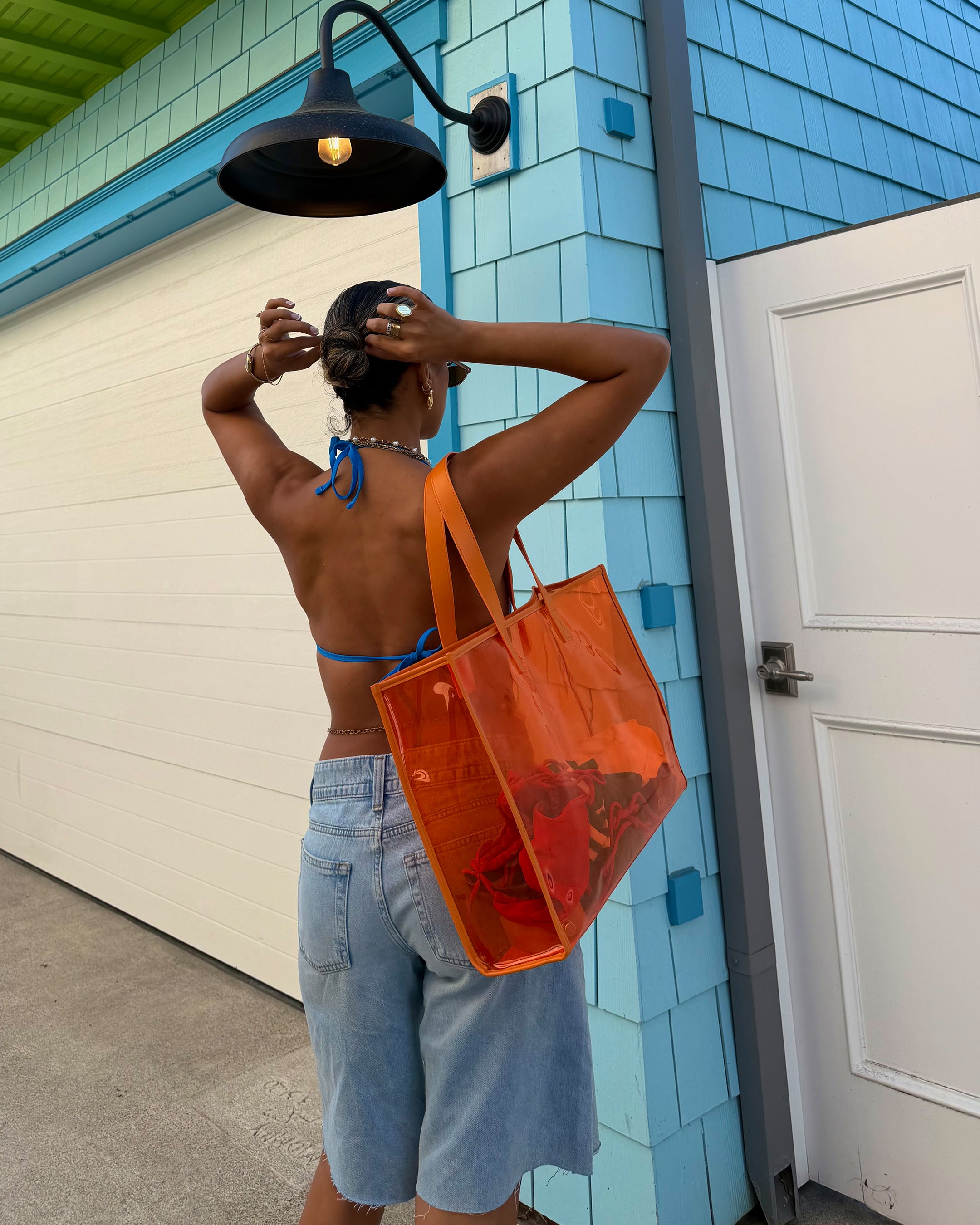 Jelly Clear Carryall - Orange | Free US Shipping $125+ | Shop