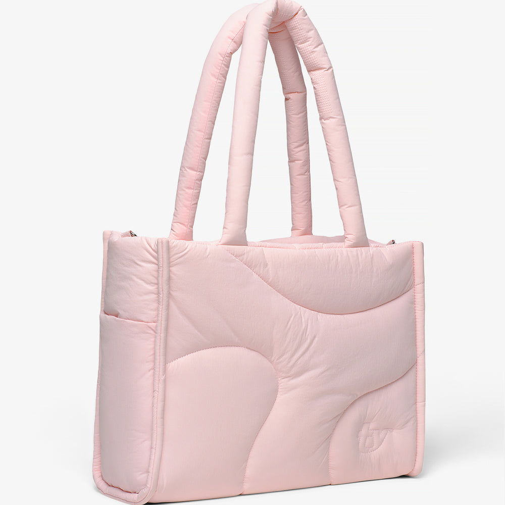 PINK PUFFY TOTE BAG