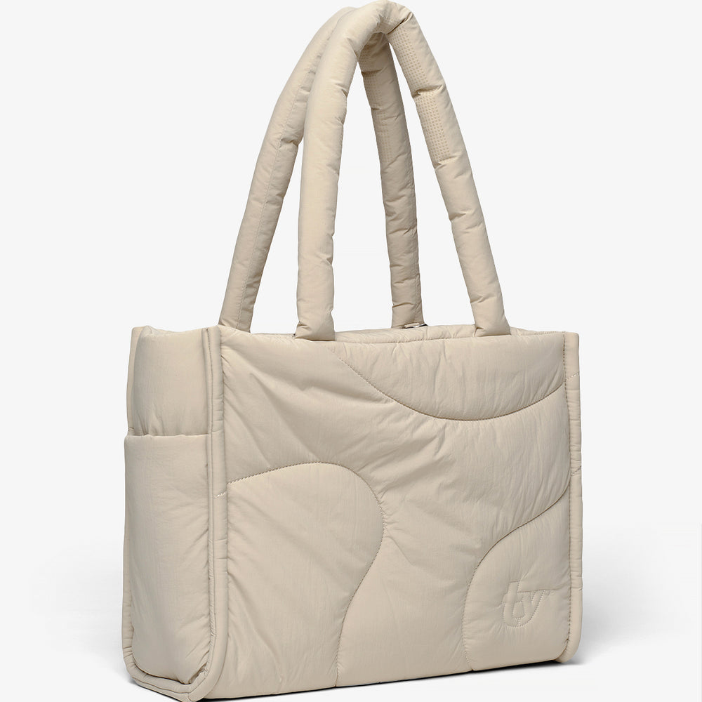 PUFFER TOTE PEBBLE