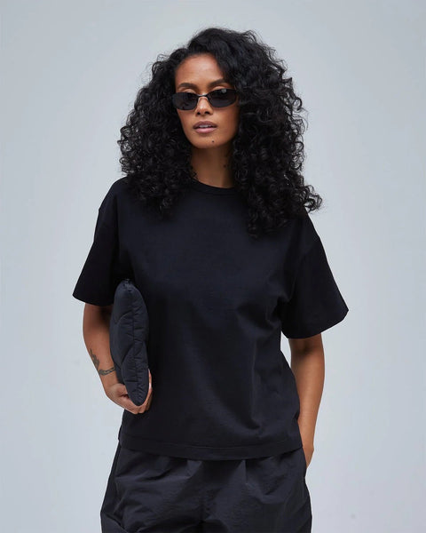 売れ筋商品|||ユアターン Tシャツ レディース トップス UNISEX - Print T-shirt - true black UNION（ファッション） tシャツ UNION TOKYO ASTERISK TEE