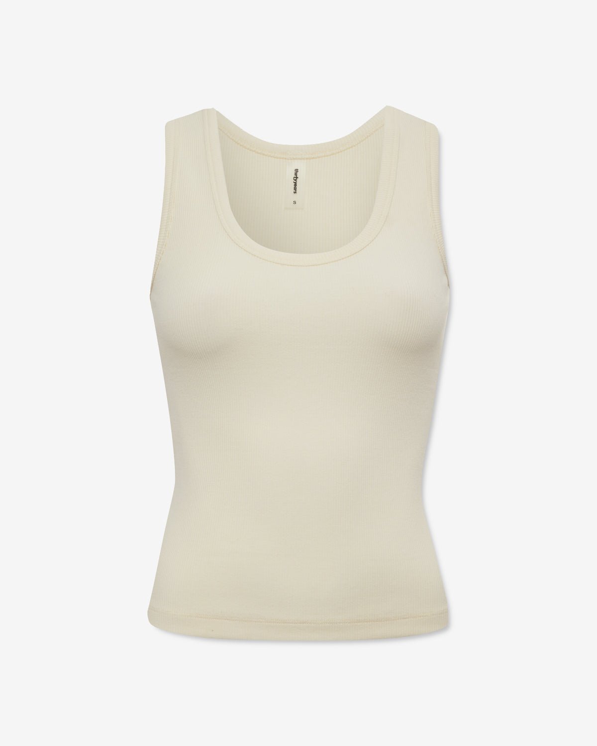 Demi Ribbed Tank - Buttermilk - ThirtyYears