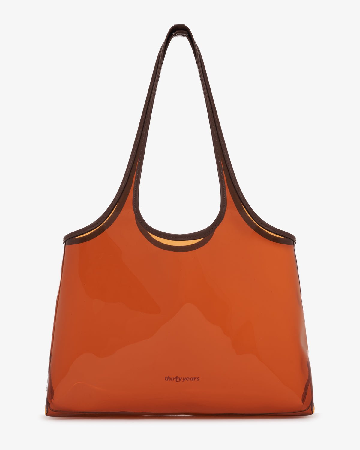 Jelly Clear Tote - Amber - ThirtyYears