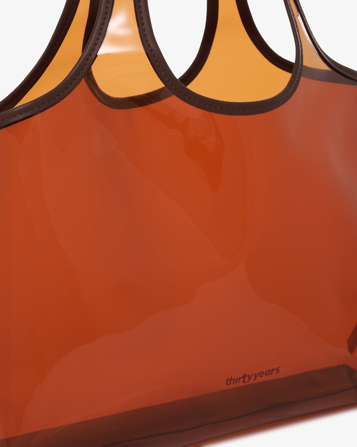 Jelly Clear Tote - Amber - ThirtyYears