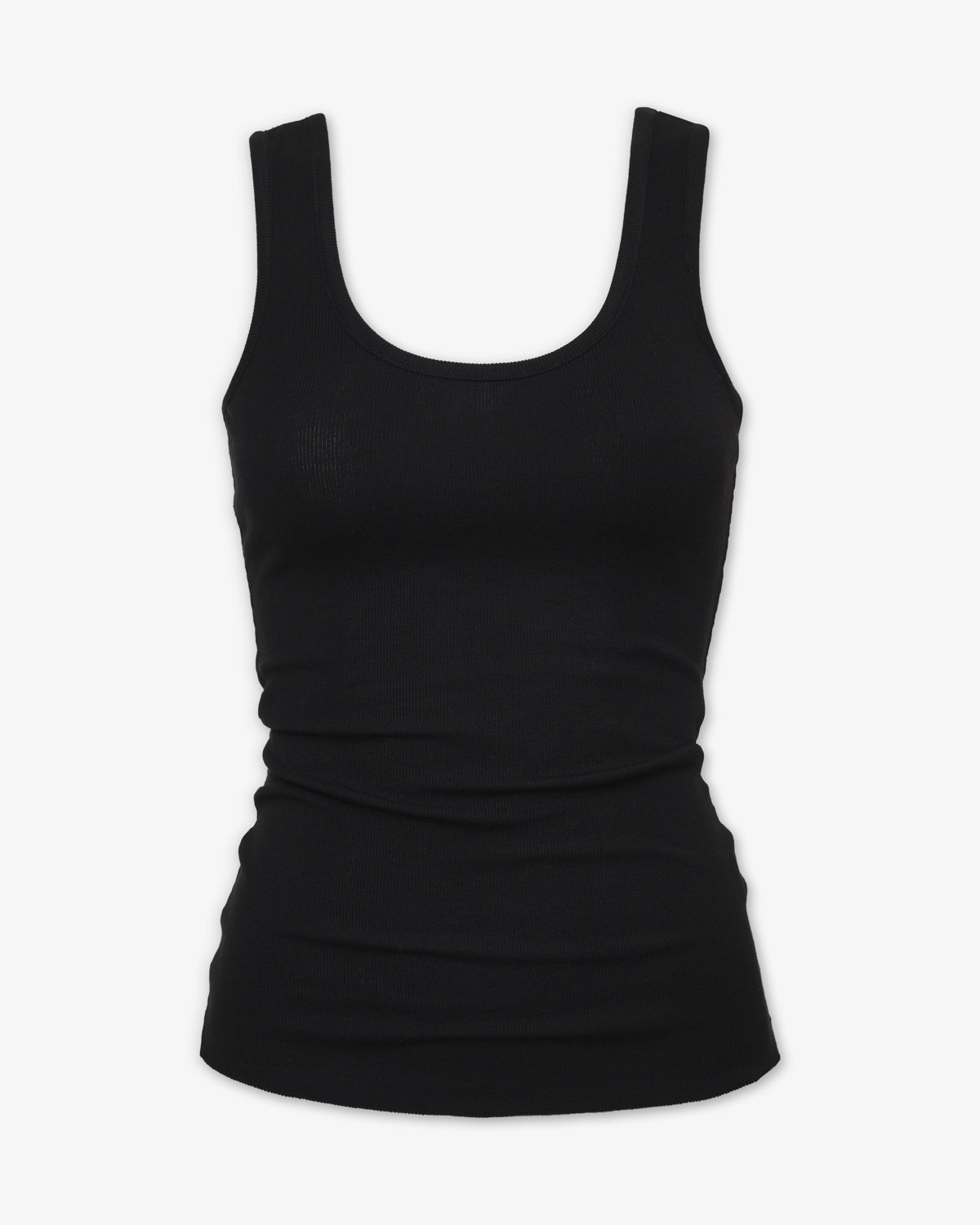 Layering Ribbed Tank - Black - ThirtyYears