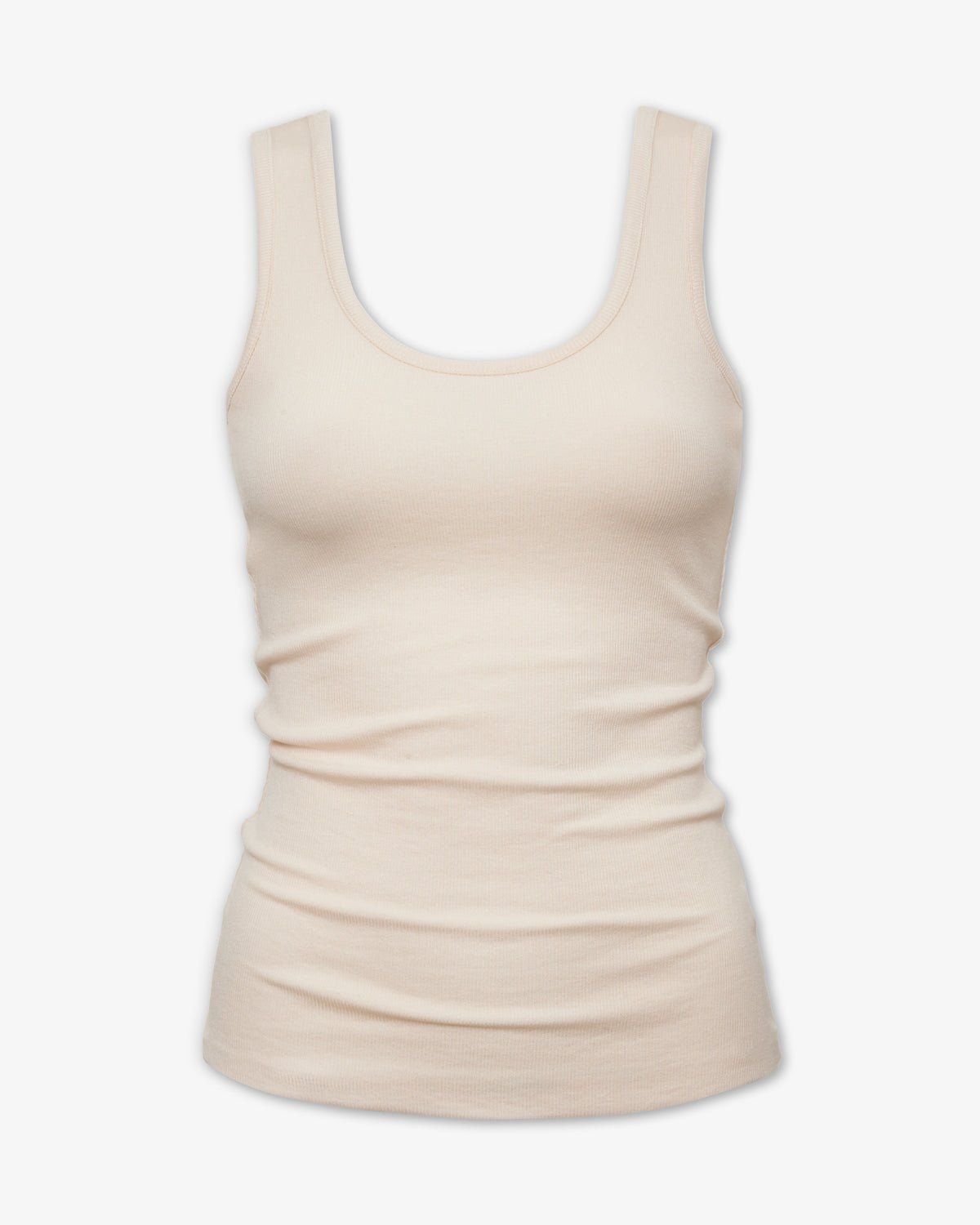 Layering Ribbed Tank - Cream - ThirtyYears