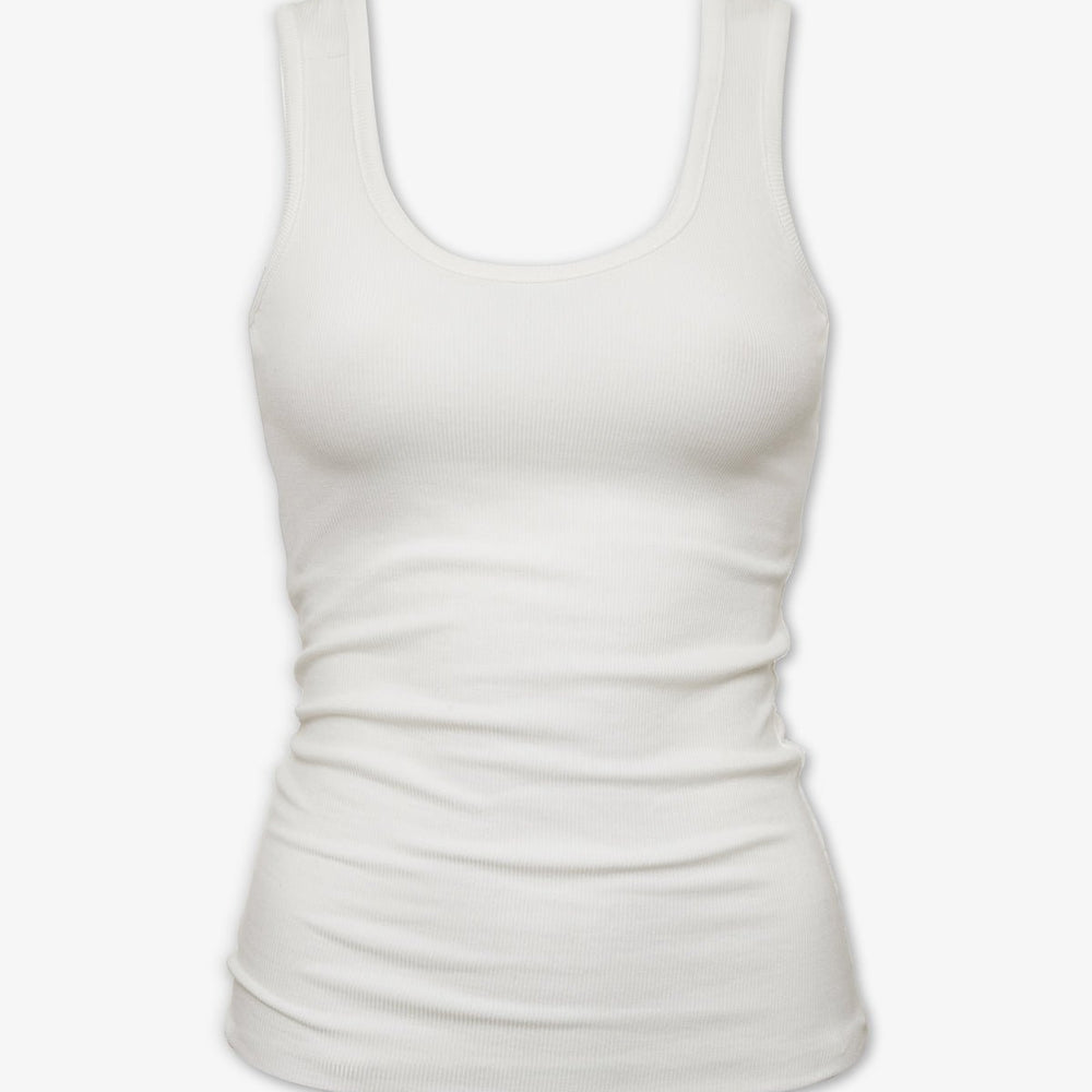 Layering Ribbed Tank - White - ThirtyYears