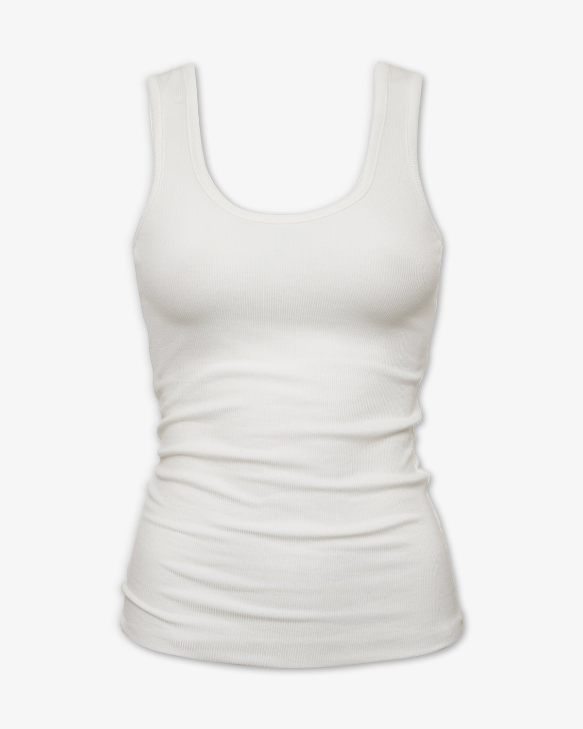 Layering Ribbed Tank - White - ThirtyYears