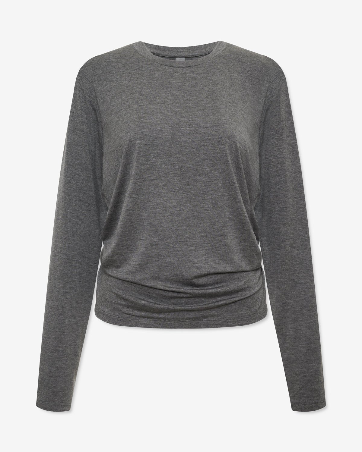 Modal Long Sleeve Tee - Dark Heather Grey - ThirtyYears