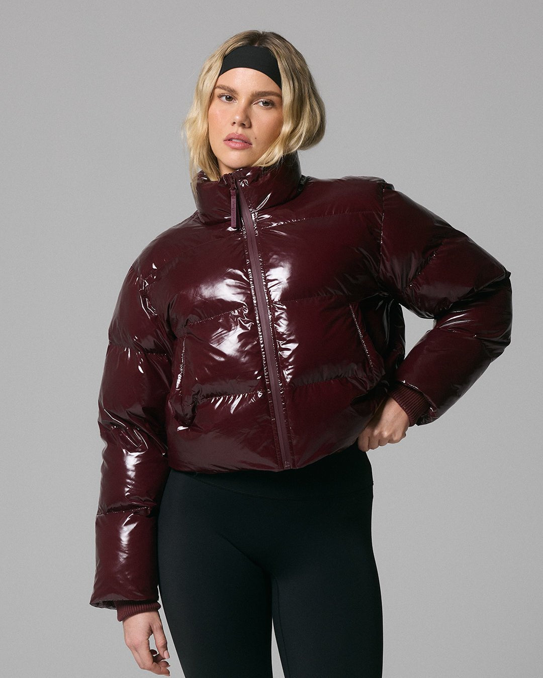 Puff Jacket - Black Cherry - ThirtyYears