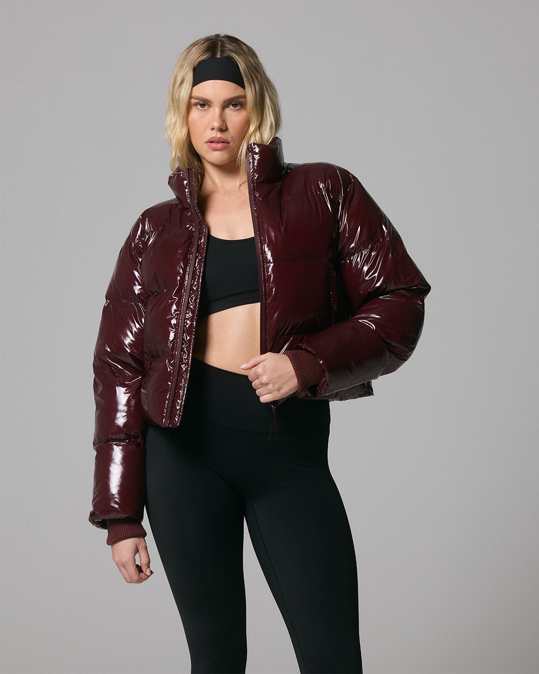 Puff Jacket - Black Cherry - ThirtyYears