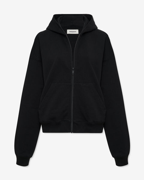 Women's Black Full Zip Hoodie | Timeless Style | Thirty Years