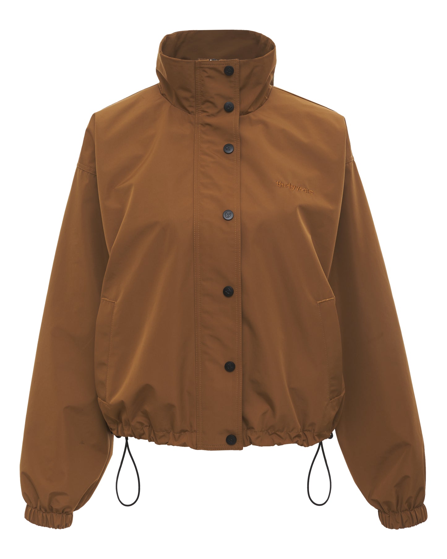 brown windbreaker element jacket camel